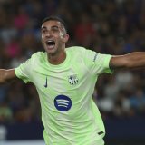 Ferran Torres et le Barça ont renversé Levante samedi soir KEYSTONE/AP/Alberto Saiz